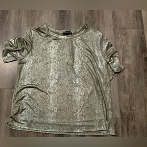 NWOT kim & Cami snake print top